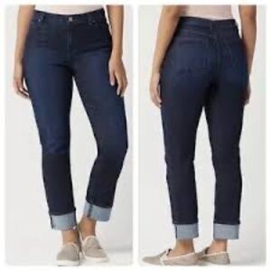 Susan Graver Stretch Denim Straight Leg Jeans
